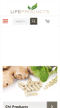 Mobile Screenshot of lifeproducts.com